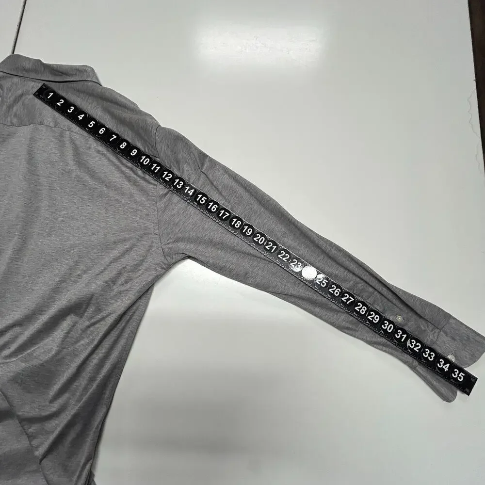 Eton Shirt Mens 3XL Gray Long Sleeve Button Up‎ Dress Casual Single Jersey NWT